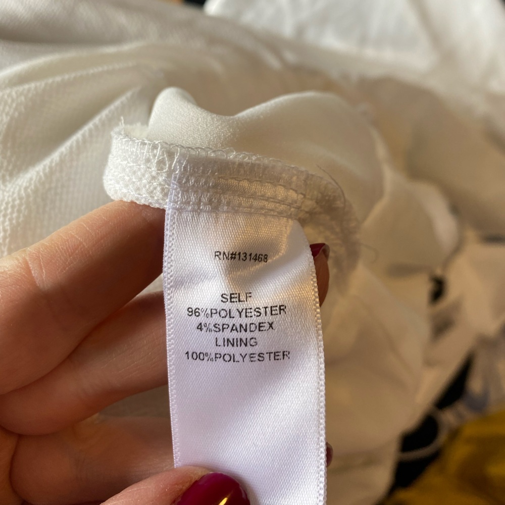 NWT Vici Crystal Clear white Jumpsuit - Picture 5 of 7